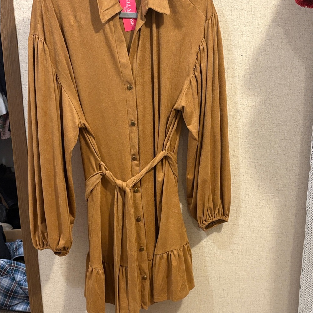 Brown Midi Dress